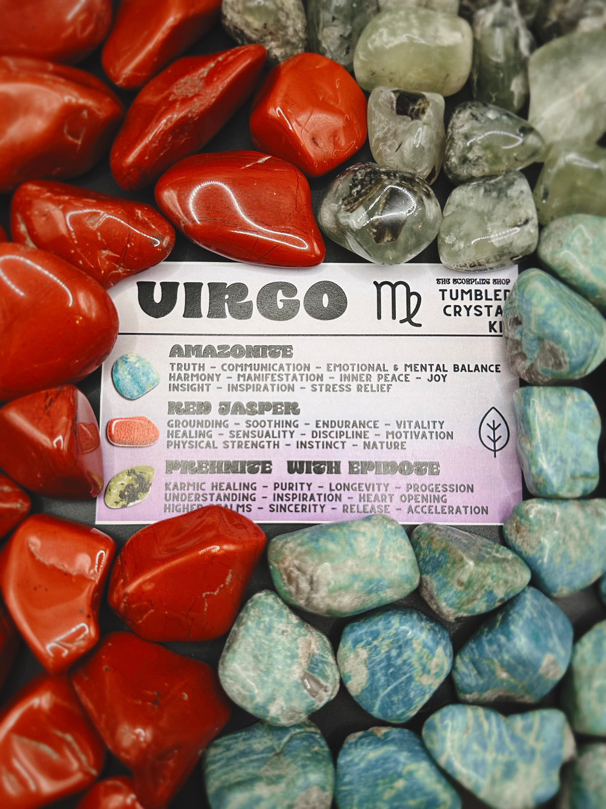 WHOLESALE ~ VIRGO ~ TUMBLED CRYSTAL KIT
