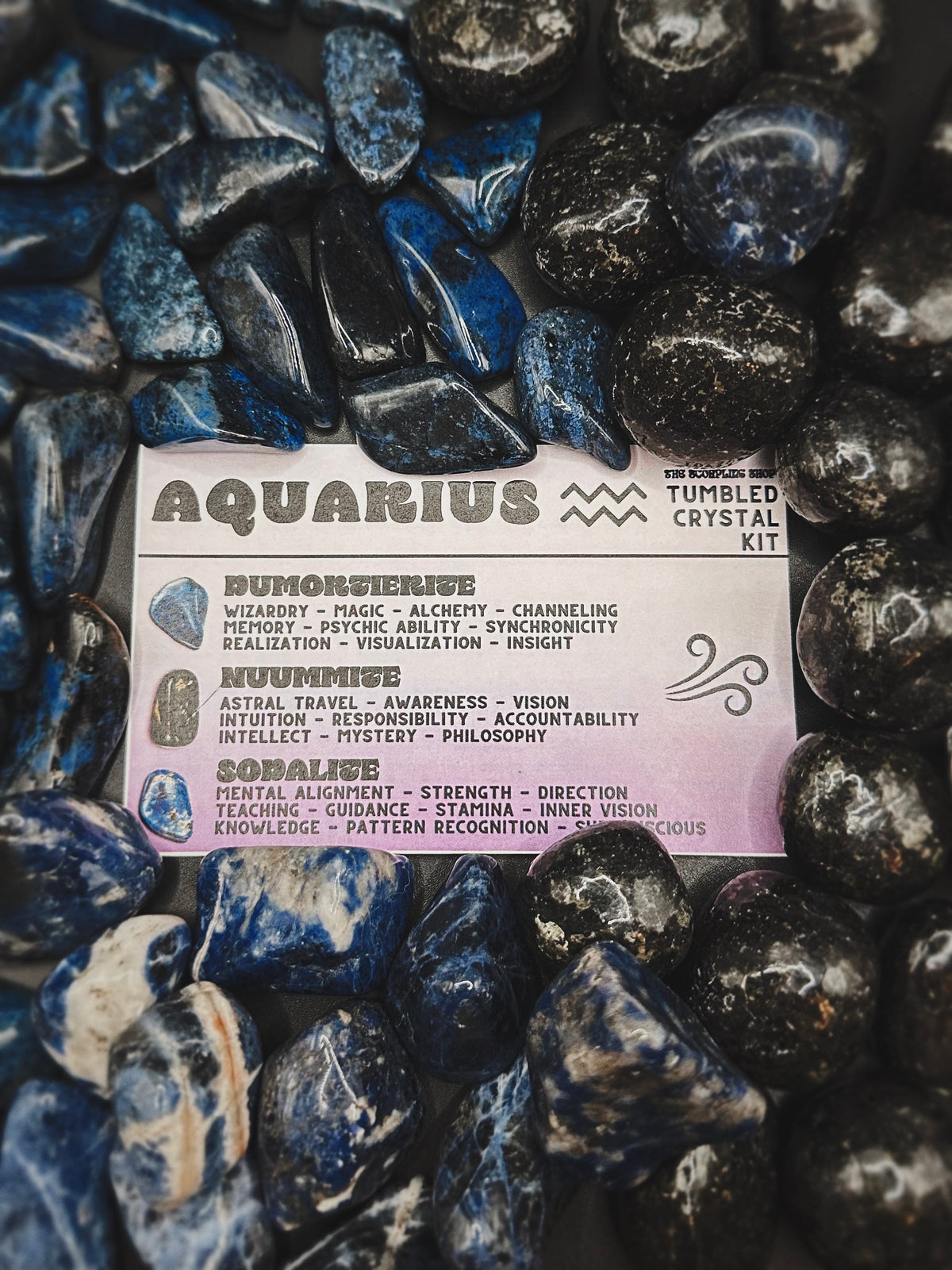 WHOLESALE ~ AQUARIUS ~ TUMBLED CRYSTAL KIT