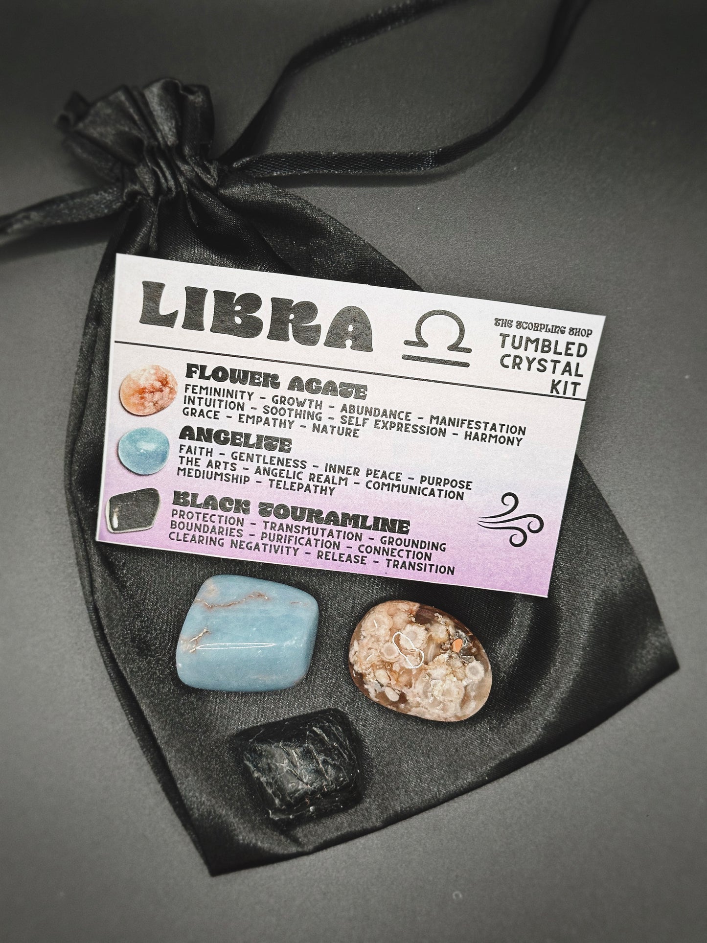 LIBRA - TUMBLED CRYSTAL KIT