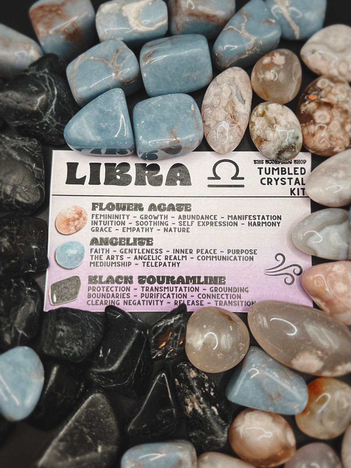 WHOLESALE ~ LIBRA ~ TUMBLED CRYSTAL KIT