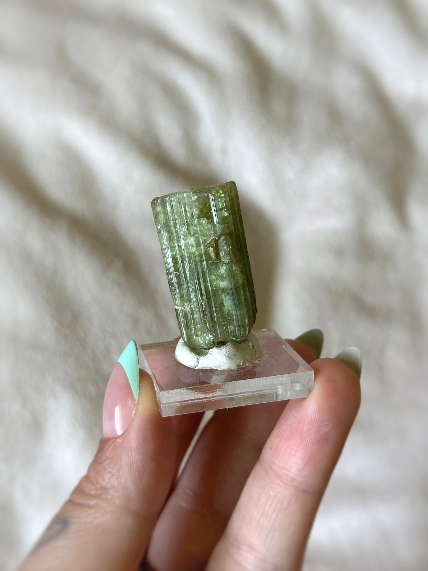20g. VERDELITE w/ QUARTZ CORE