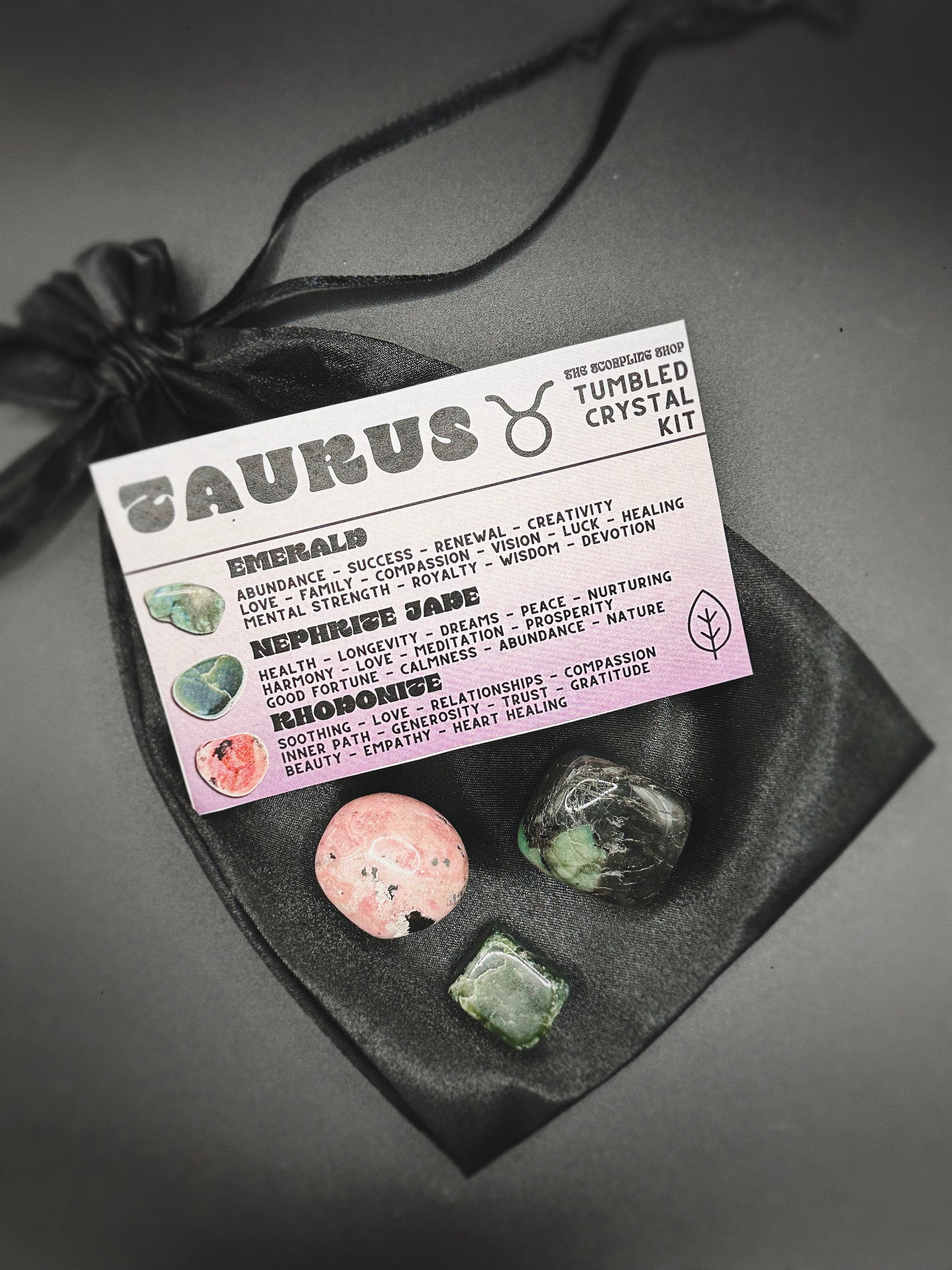 TAURUS - TUMBLED CRYSTAL KIT