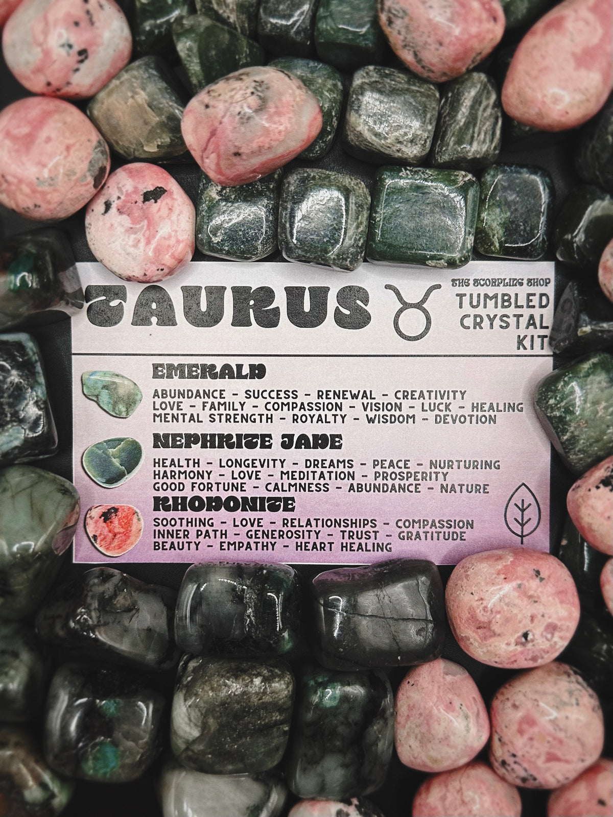 WHOLESALE ~ TAURUS ~ TUMBLED CRYSTAL KIT