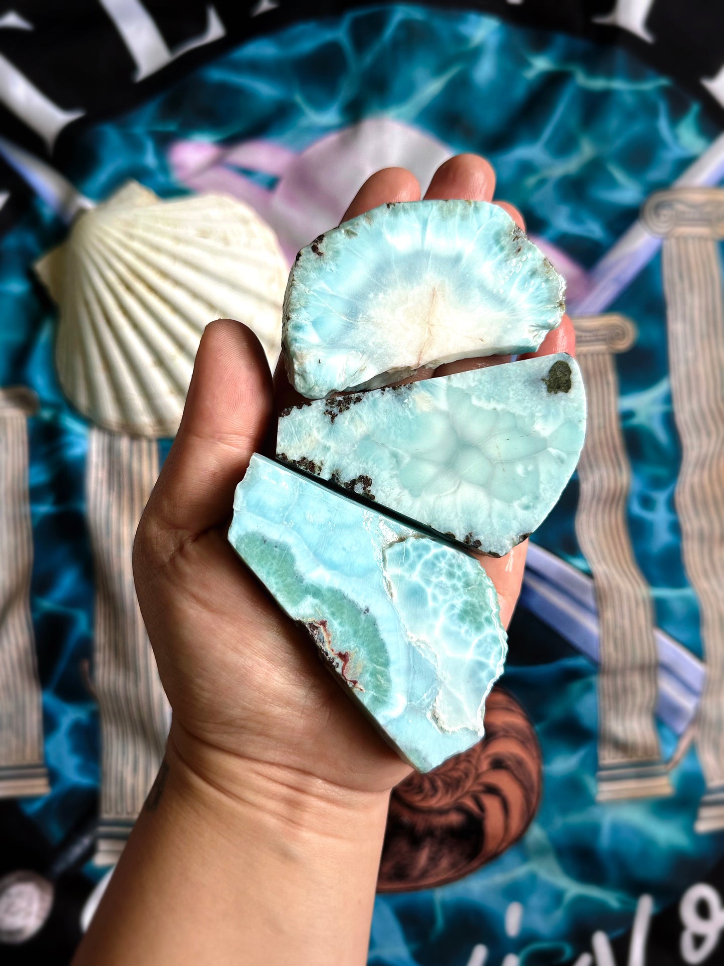 LARIMAR ~ ATLANTIS STONE ~ 1 PIECE