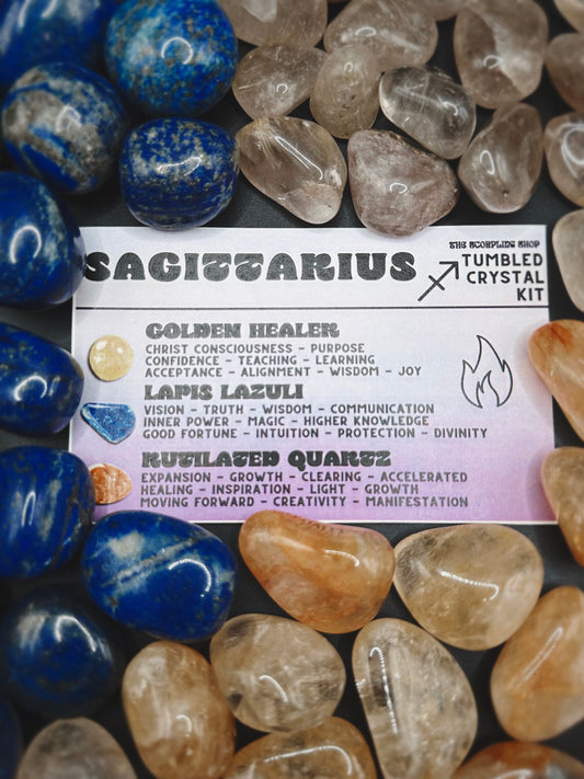 SAGITTARIUS - TUMBLED CRYSTAL KIT