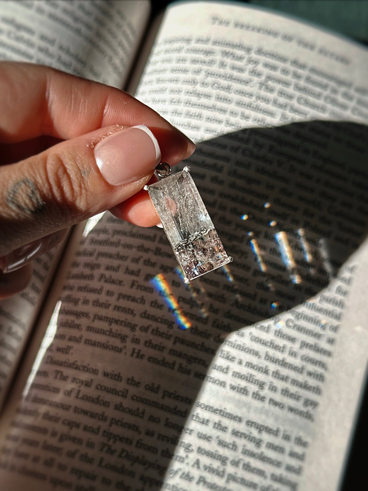 SACRED SEVEN PENDANT ~ .925 SILVER