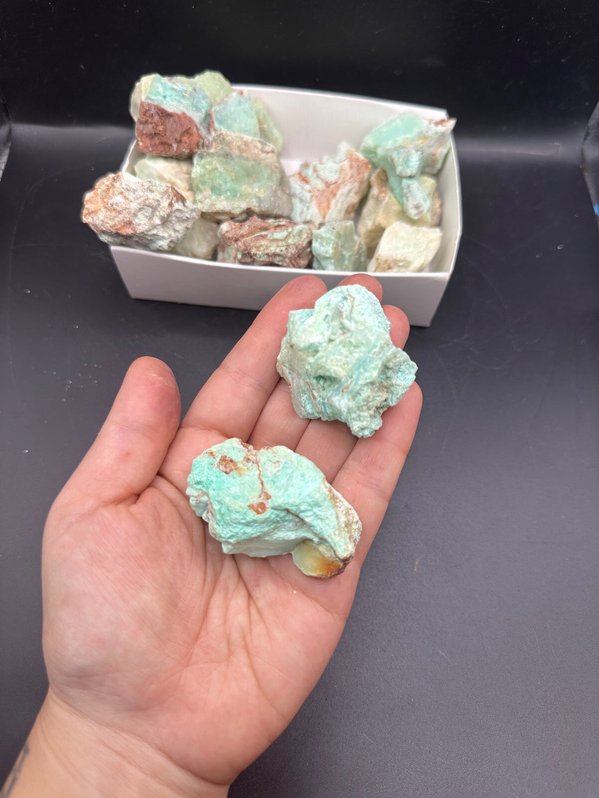 650g. CHRYSOPRASE LOT