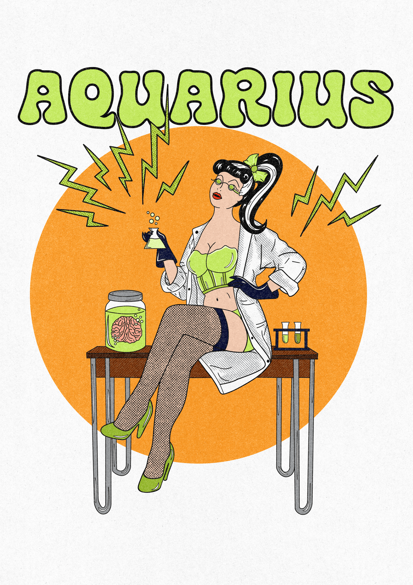 AQUARIUS - WEIRD SCIENCE - CREWNECK