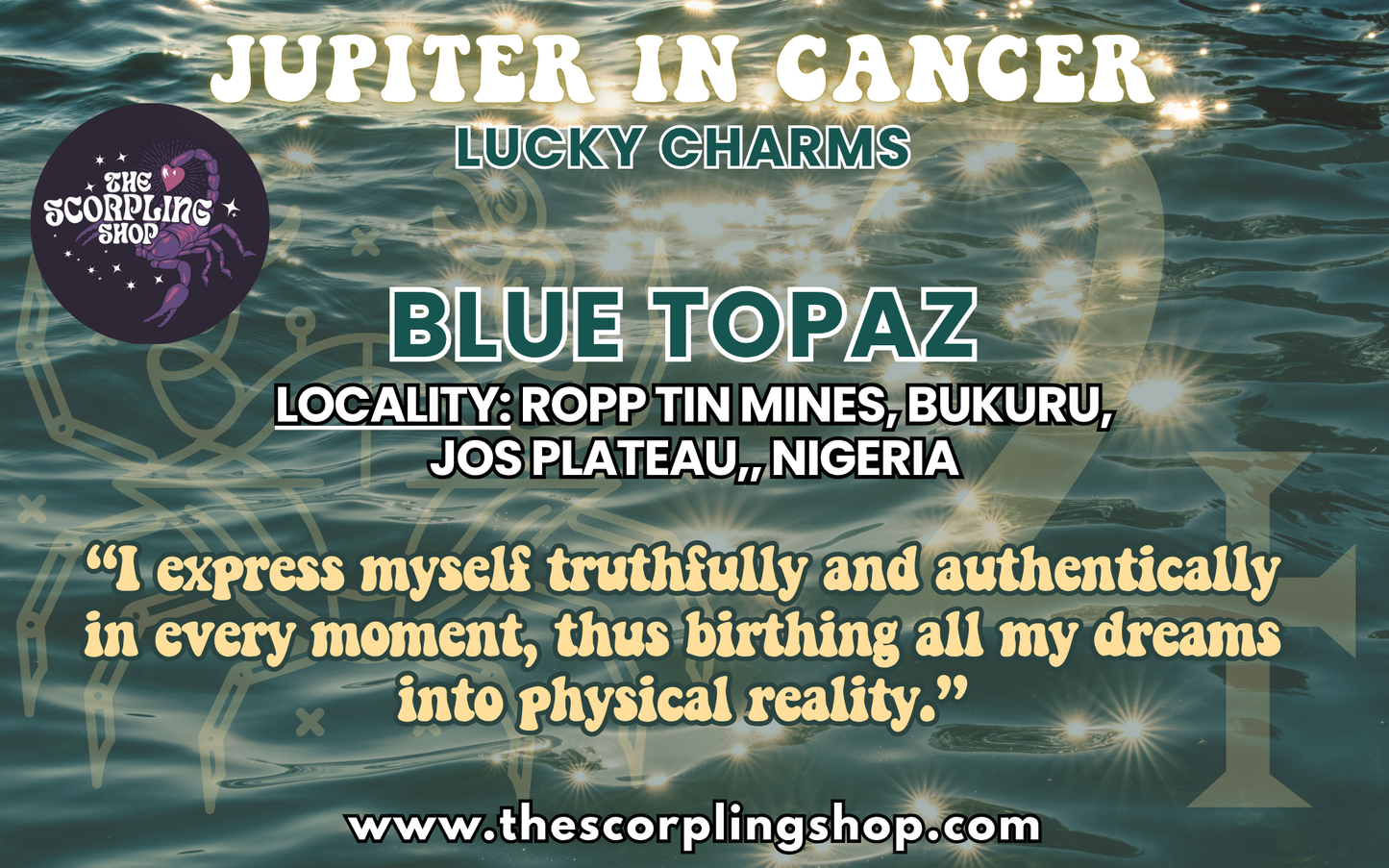 BLUE TOPAZ ~ 1 PIECE