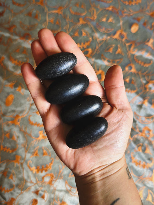 RARE BLACK SHIVA LINGAM ~ 1 PIECE