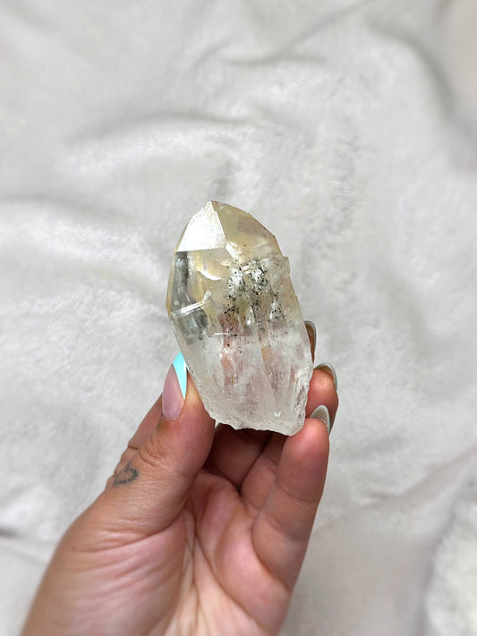 HAMPTON COURT ~ CHLORITE INCLUDED GOLDEN HEALER QUARTZ