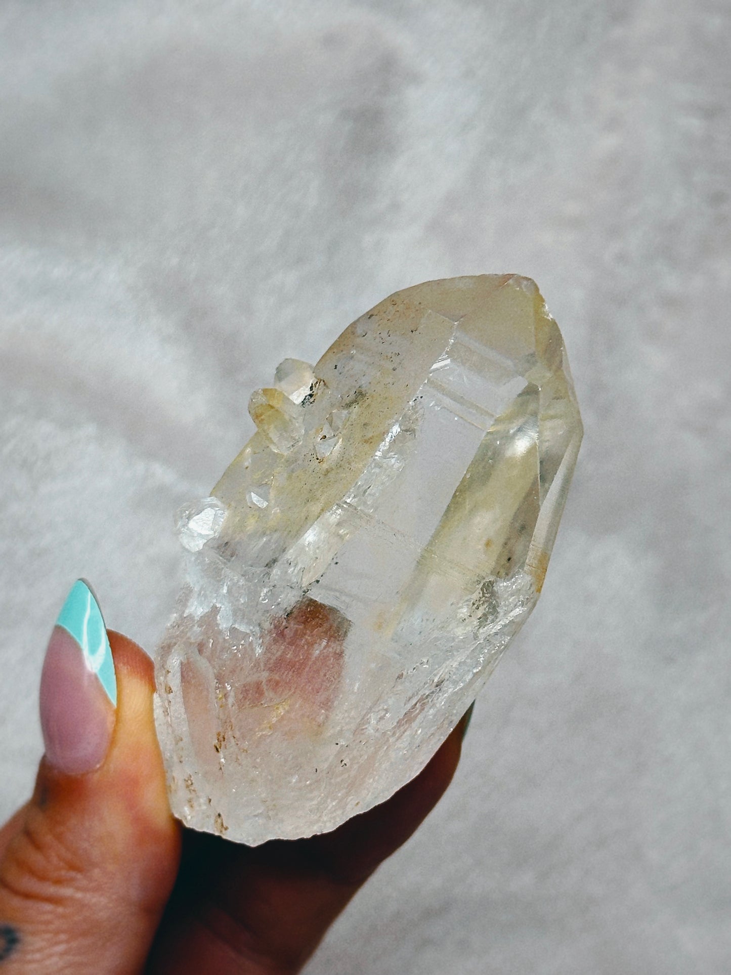 HAMPTON COURT ~ CHLORITE INCLUDED GOLDEN HEALER QUARTZ