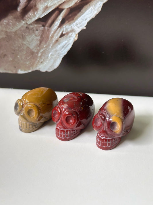 MOOKAITE SKULL ~ 1 PIECE