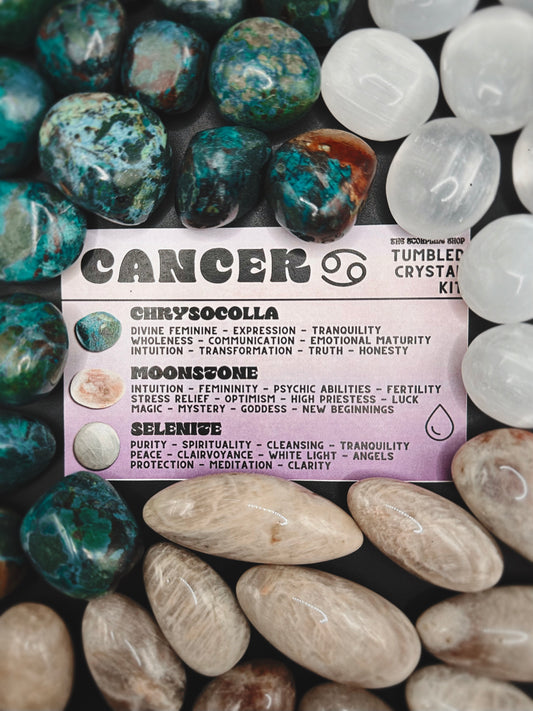 CANCER - TUMBLED CRYSTAL KIT