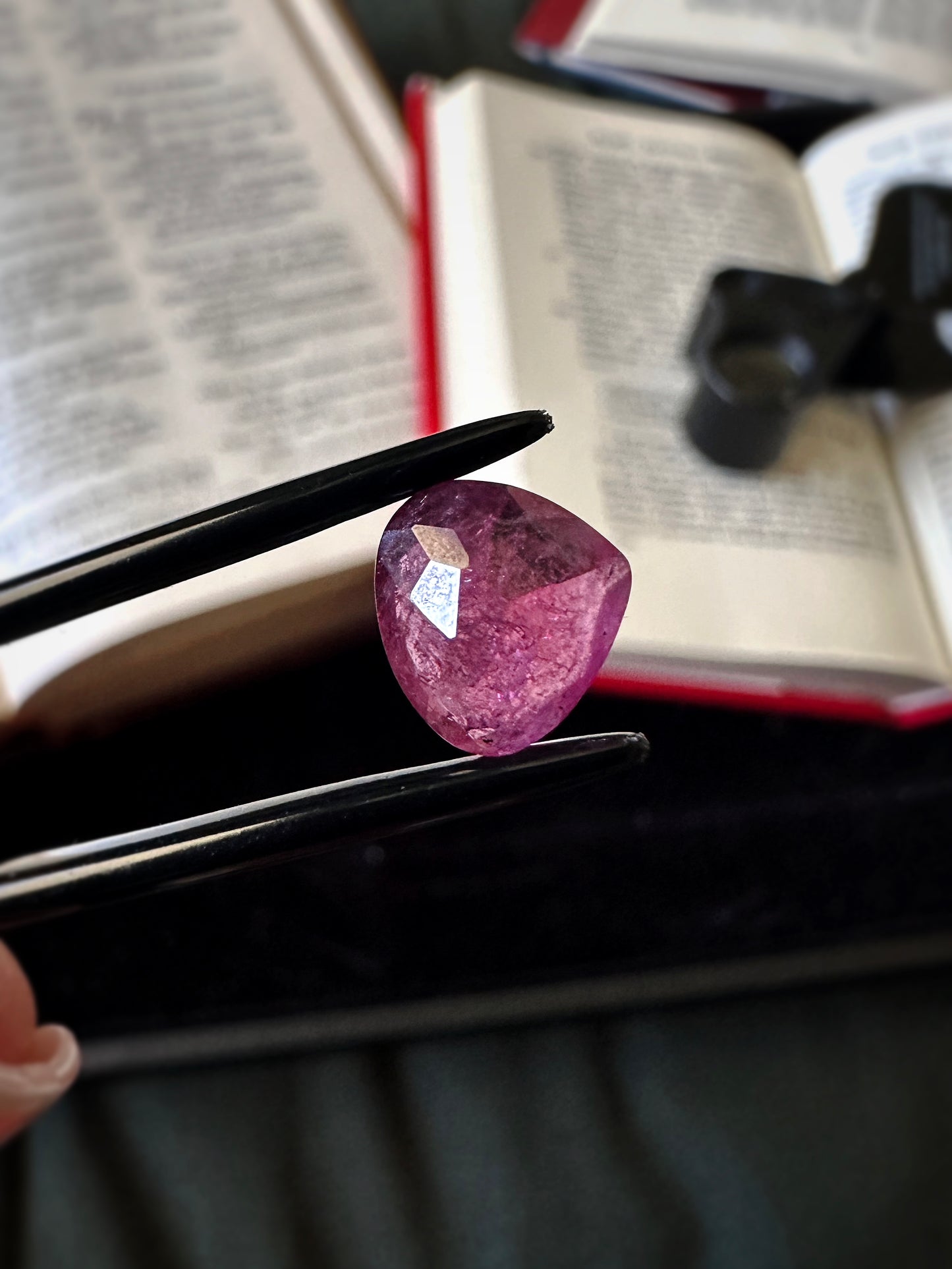 3 ct. SHIELD CUT ~ PINK TOURMALINE