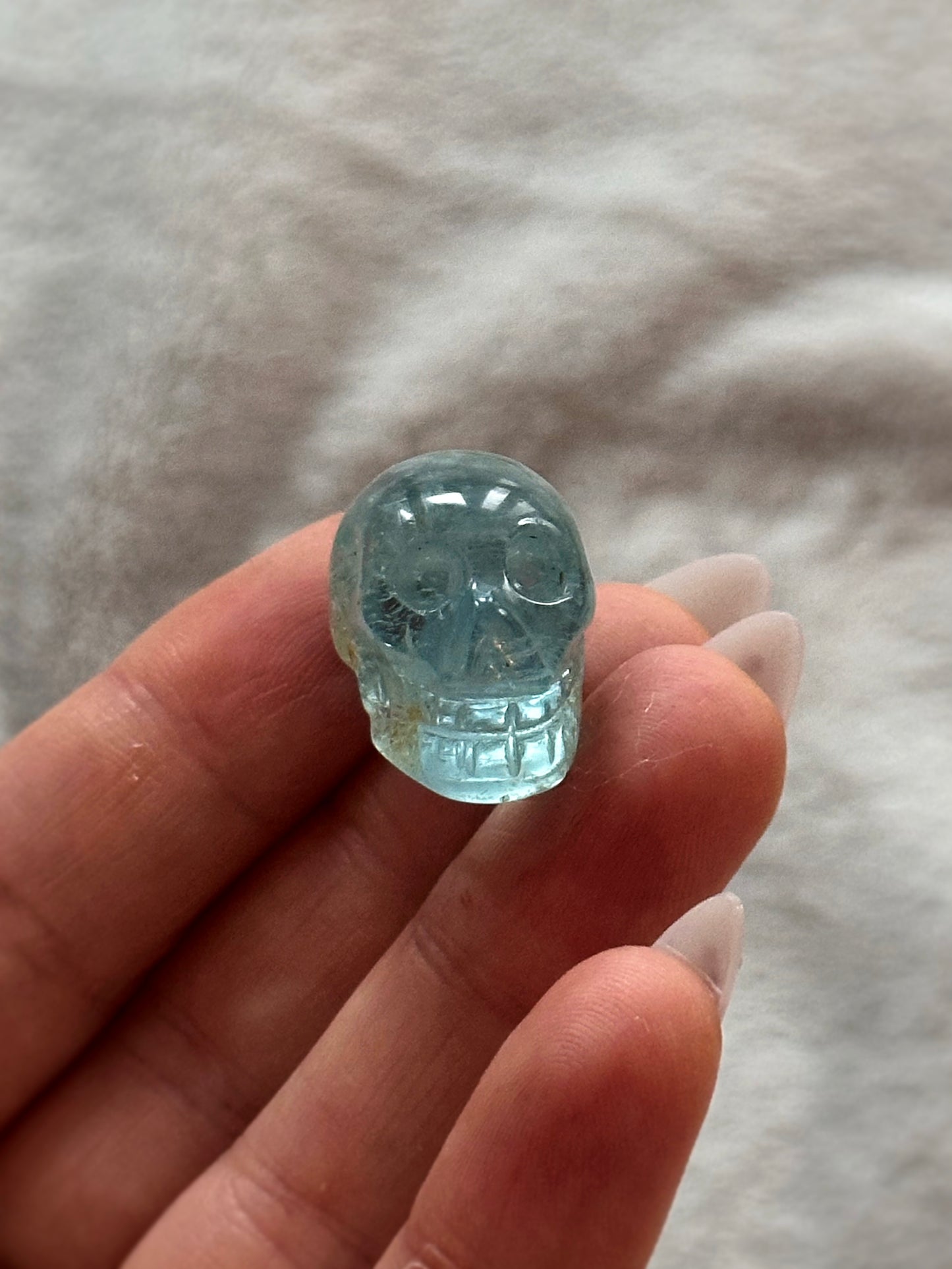 SHYLOH ~ BLUE TOPAZ SKULL
