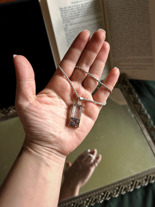 SACRED SEVEN PENDANT ~ .925 SILVER