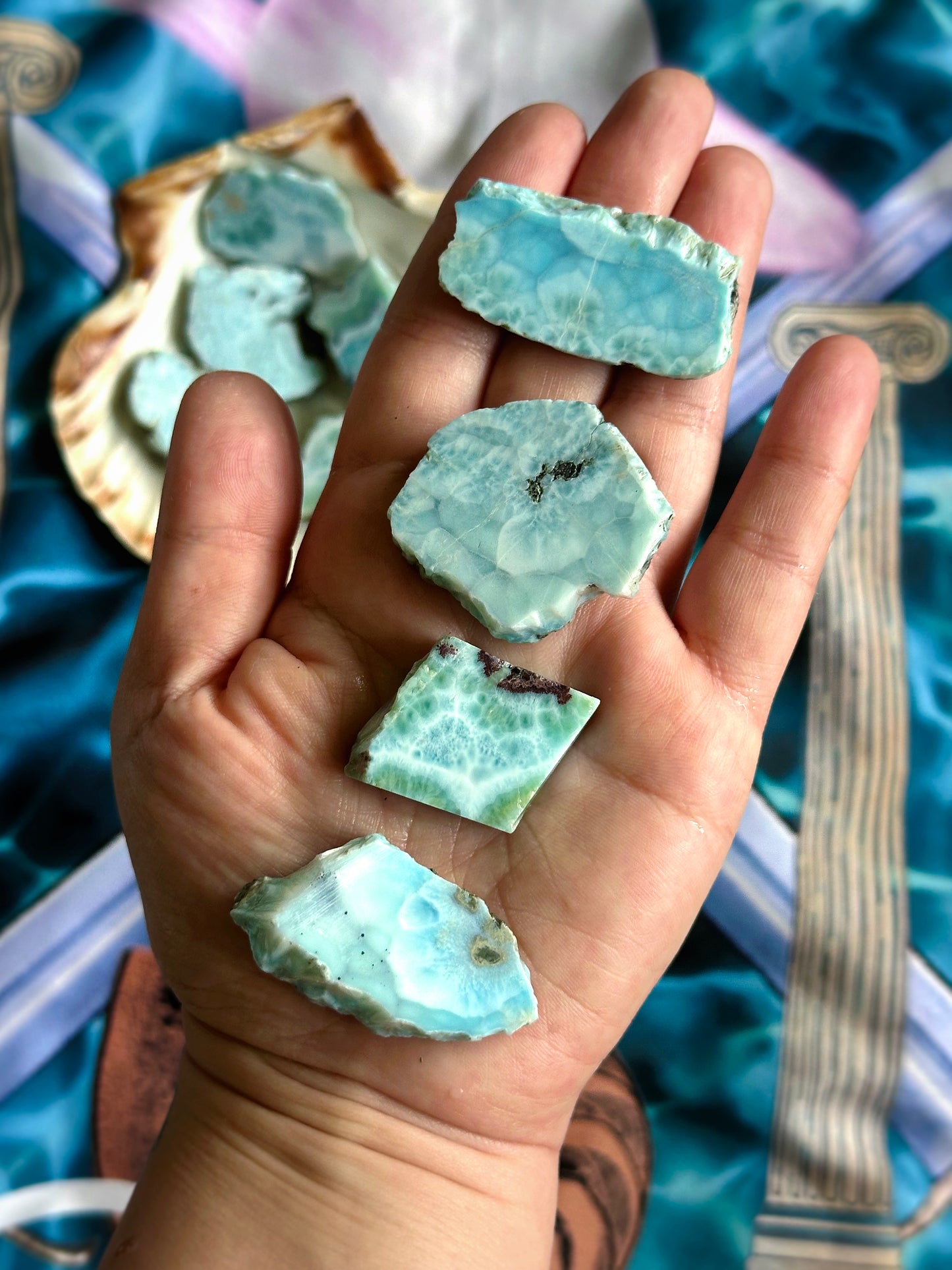 LARIMAR ~ ATLANTIS STONE ~ 1 PIECE
