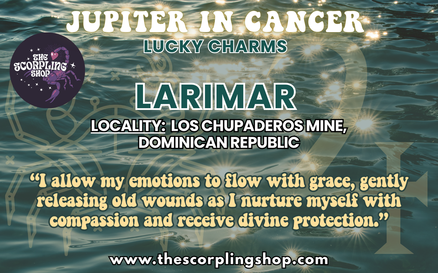 LARIMAR ~ ATLANTIS STONE ~ 1 PIECE